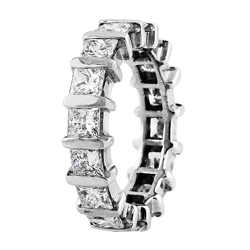 Estate Princess Cut Eternity Band