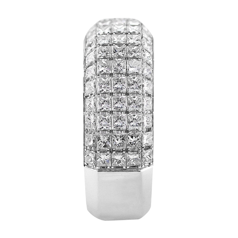 Princess Cut Diamond Ring in 18k white gold