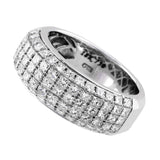 Princess Cut Diamond Ring in 18k white gold