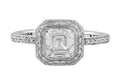 Ritani 18k White Gold Endless Love 1ct Diamond Solitaire Ring
