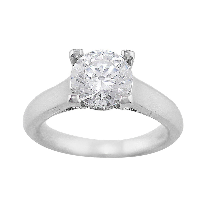 Ritani Single Stone Modern Diamond Ring