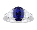 Platinum 4ct Sapphire Ring