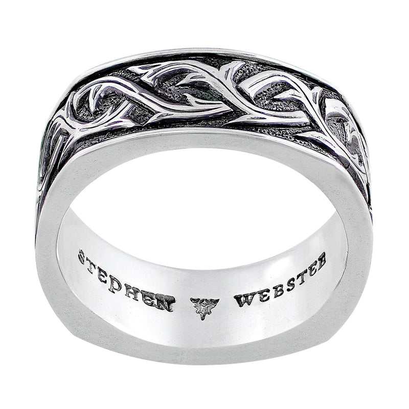Stephen Webster Silver Carved Thorn Ring