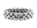 Rivière 18k White Gold Flexible 2.50ctw Diamond Eternity Band