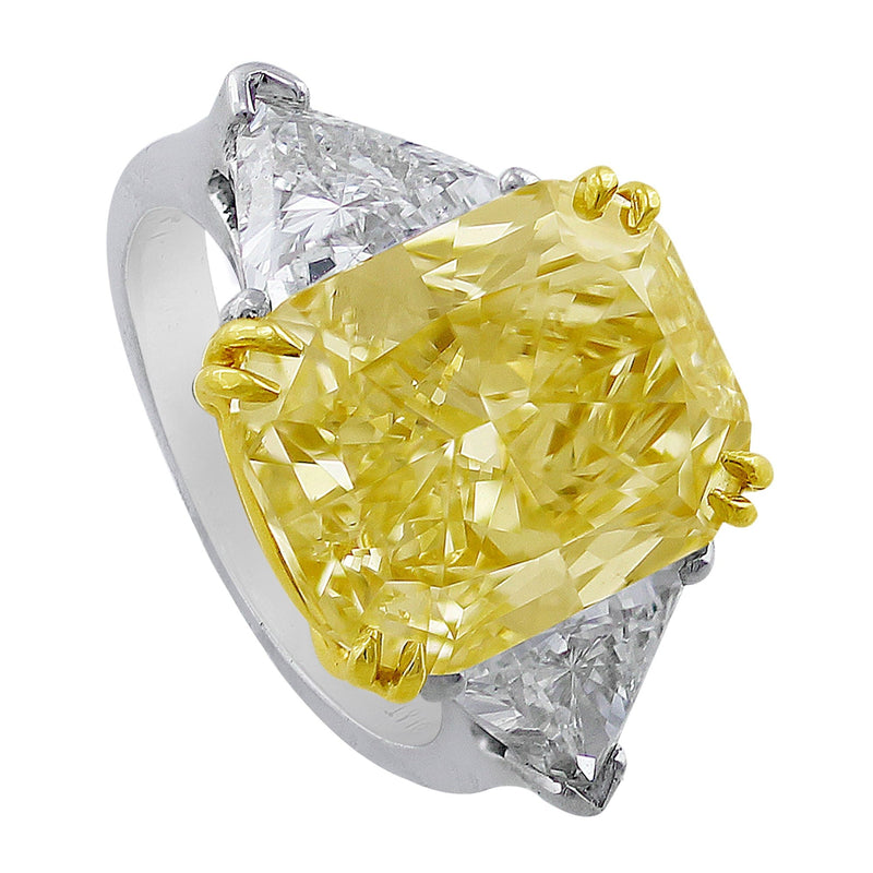 7ct Fancy Yellow Diamond Ring