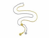 18kt White & Yellow Gold Dual Necklace