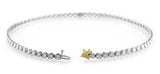 Platinum Riviera 20ct Diamond Necklace