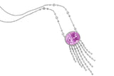 Diamond Kunzite Necklace