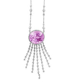 Diamond Kunzite Necklace