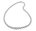 Rivière Platinum 54ctw Diamond Graduated Necklace
