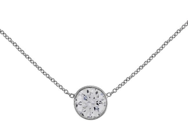 1.5ct Diamond Solitaire Necklace, Riviera collection