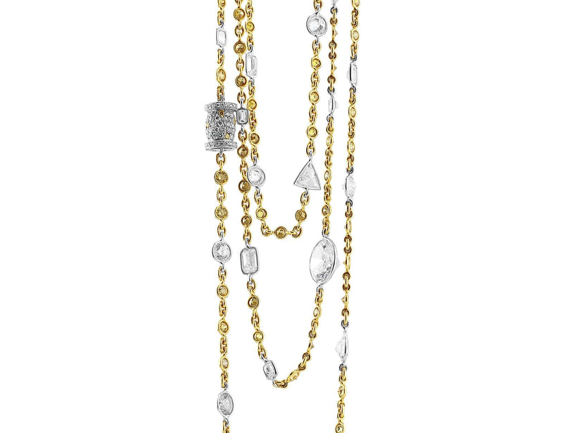Riviera Multicolored Diamond Necklace