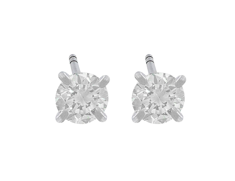 CJ Charles "Riviera" Platinum Diamond Studs