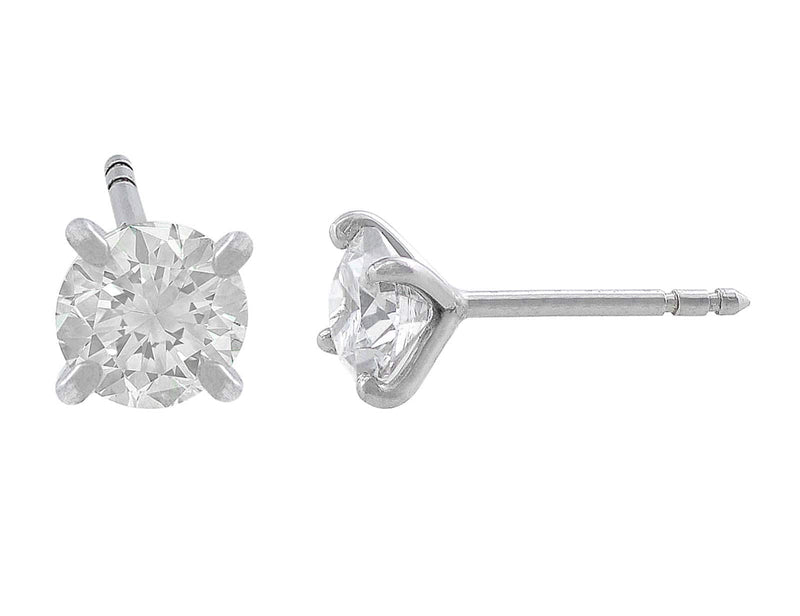 CJ Charles "Riviera" Platinum Diamond Studs
