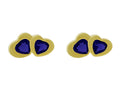 Carrera y Carrera 18kt Yellow Gold Iolite Heart Studs