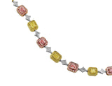 Radiant Colored Diamond Bracelet