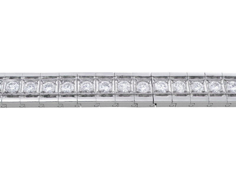 Estate Platinum Diamond Tennis Bracelet