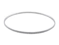 Estate 14kt White Gold & Diamond Bangle