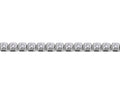 Rivière 14kt White Gold 4.51ctw Diamond Tennis Bracelet