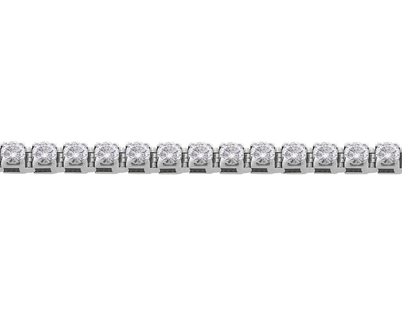 CJ Charles Riviera 14kt White Gold Diamond Tennis Bracelet