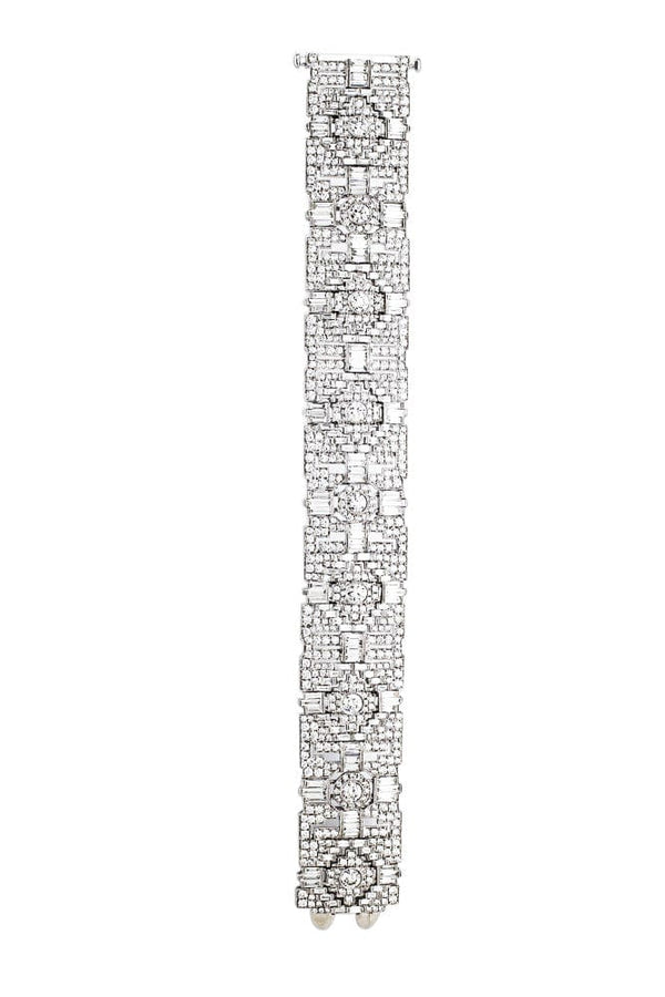 Wide Diamond Bracelet