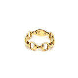 Gucci 18k Yellow Gold Horsebit Ring - Estate