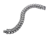 Stephen Webster Sterling Silver Engraved Rams Spine Bracelet