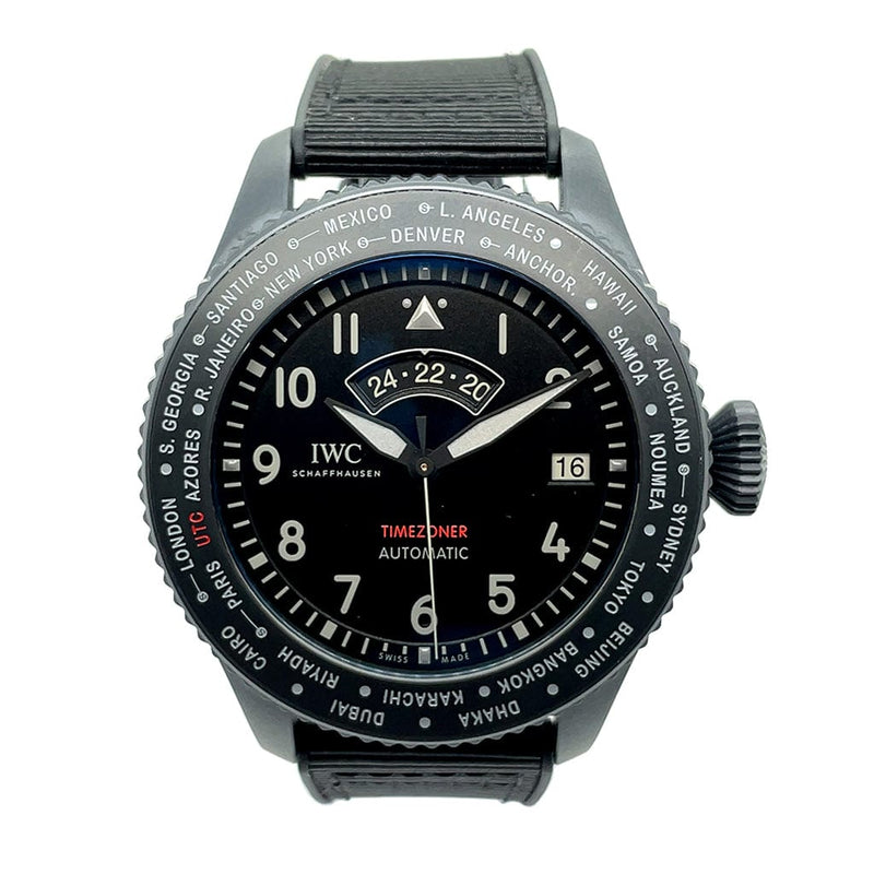 IWC Pilot's Watch Timezoner Top Gun Ceratanium® IW395505 - Certified Pre-Owned