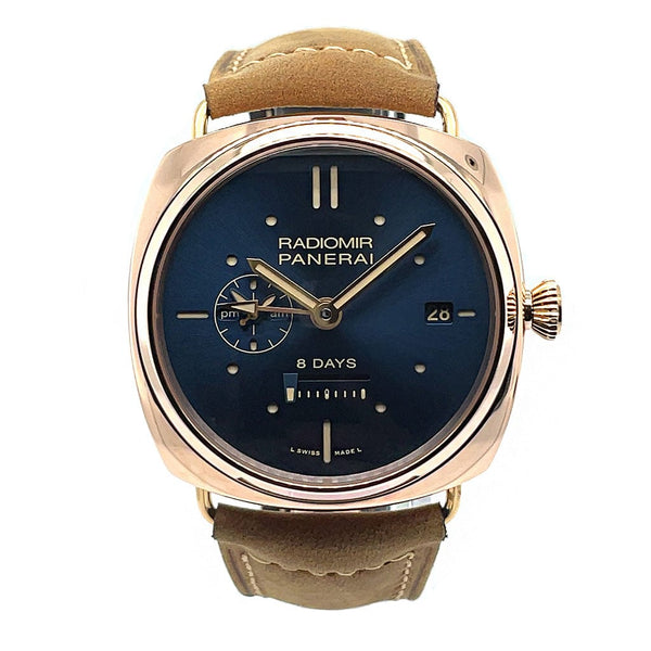 Panerai Radiomir 8 Days GMT Oro Rosso - 45mm PAM00538 - Certified Pre-Owned
