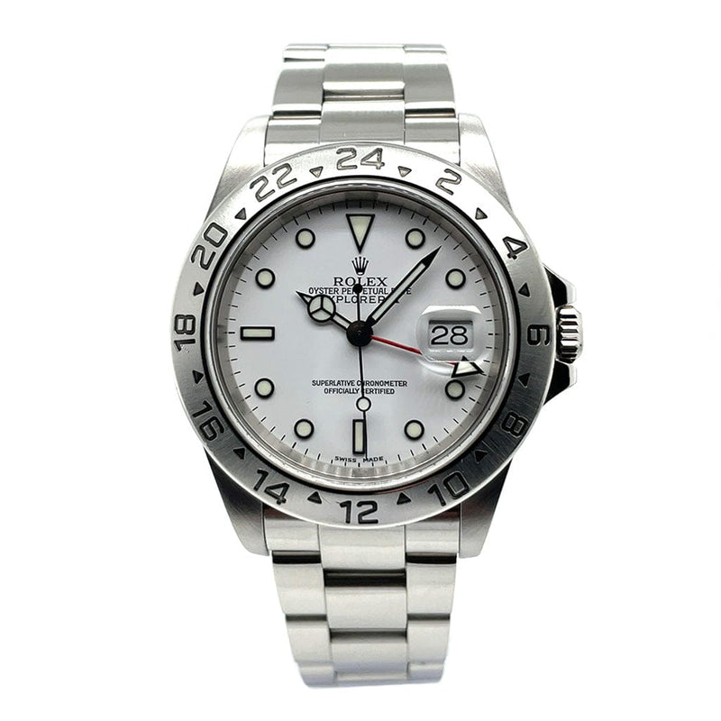 Rolex Explorer II 16570 White Dial - Pre-Owned