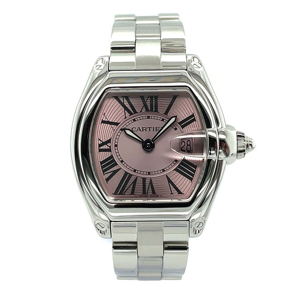 Cartier Roadster W62017V3 Pink Dial - Certified Pre-Owned