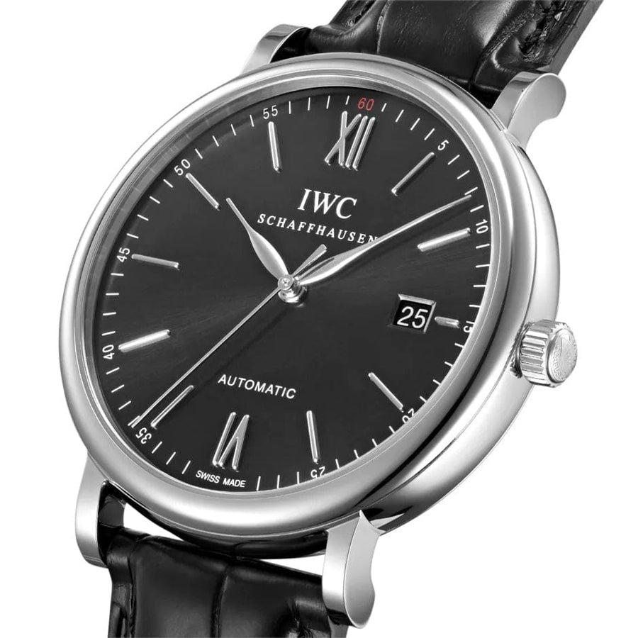 IWC ポルトフィーノ オートマチック IW356502 ブラック Portofino Automatic IW356502 – CJ Charles Jewelers