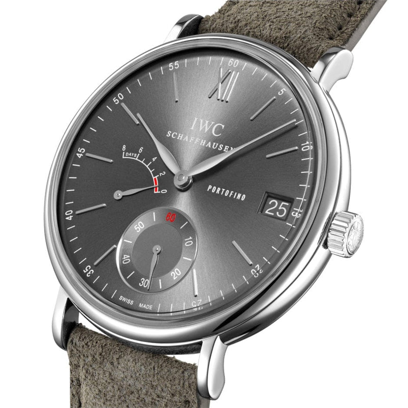 Portofino Hand-Wound 8-Days Steel IW510115