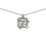 Pavé Diamond Woven Pendant