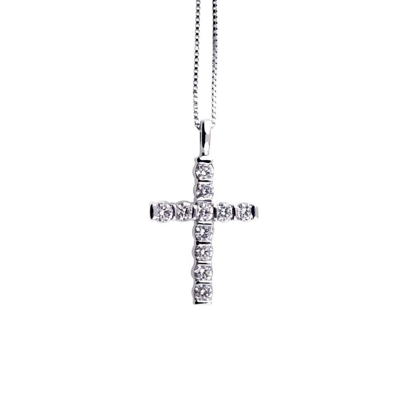 Small Diamond Cross Pendant