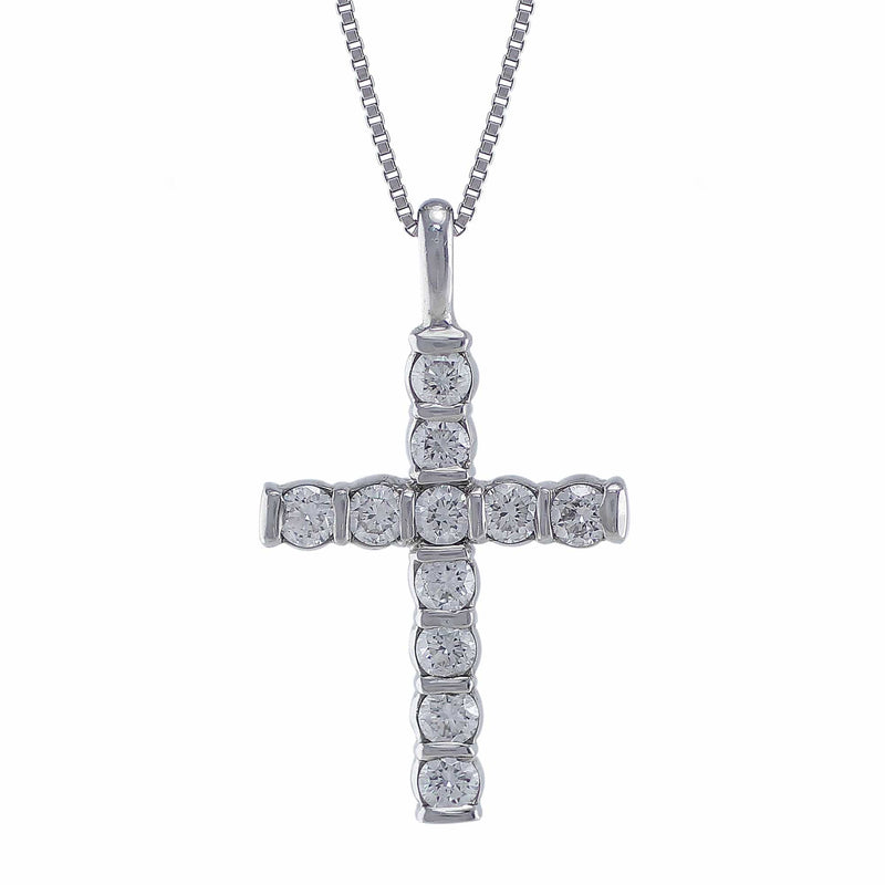 Small Diamond Cross Pendant