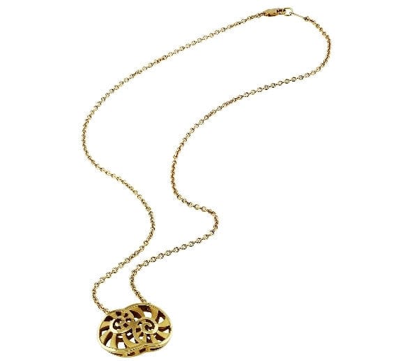 Estate Carrera Y Carrera Brush Gold Nautilus Pendant