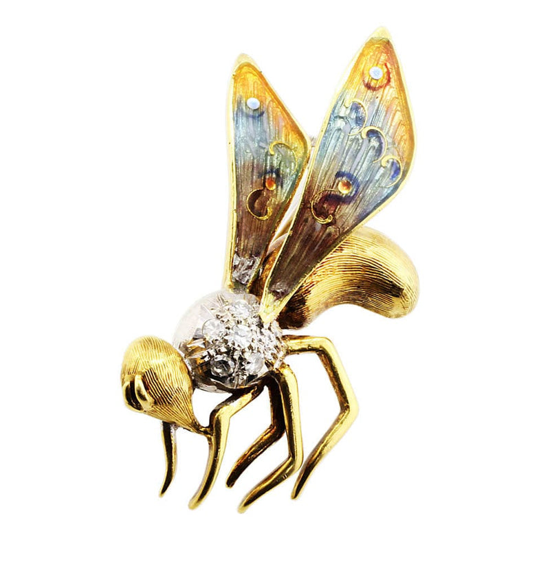 Wasp brooch top
