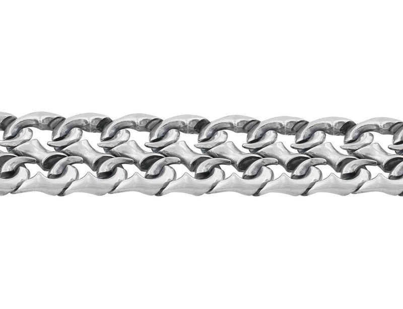 Stephen Webster Men's Sterling Silver Thorn S Link Bracelet