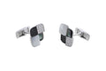 18kt White Gold Diamond & Mother of Pearl CuffLinks
