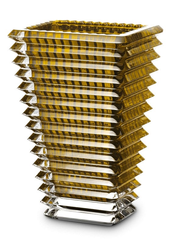 Small Yellow Rectangle Eye Vase