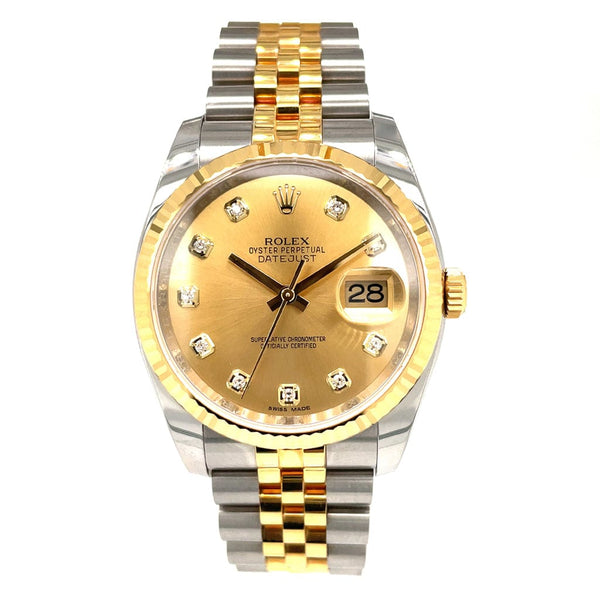 Rolex Datejust 36mm Diamond 116233- Pre-Owned