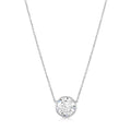 Rivière Platinum 2ct Diamond Solitaire Necklace