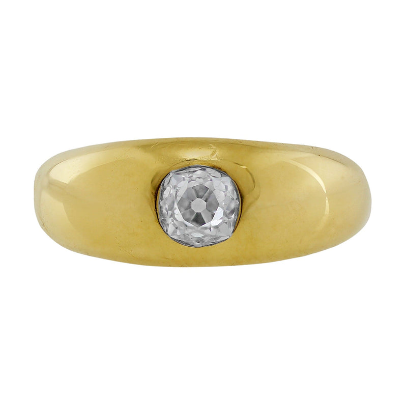 Estate Yellow Gold European Cut Diamond Ring – CJ Charles Jewelers