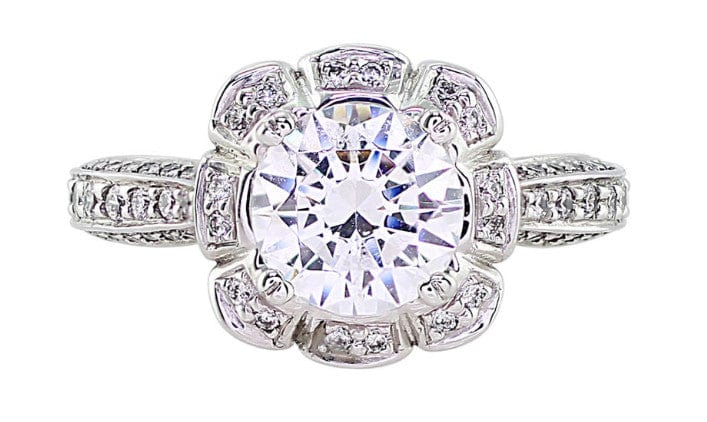 Ritani Floral Diamond Ring