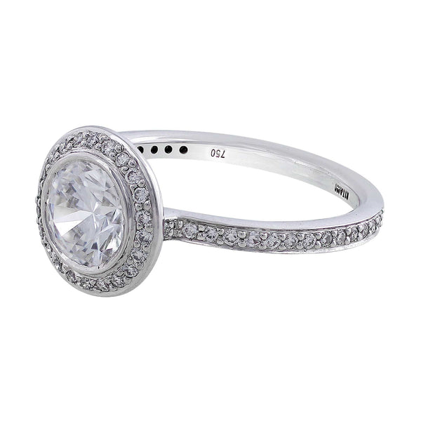 Endless Love Bezel Set Solitaire Diamond Ring