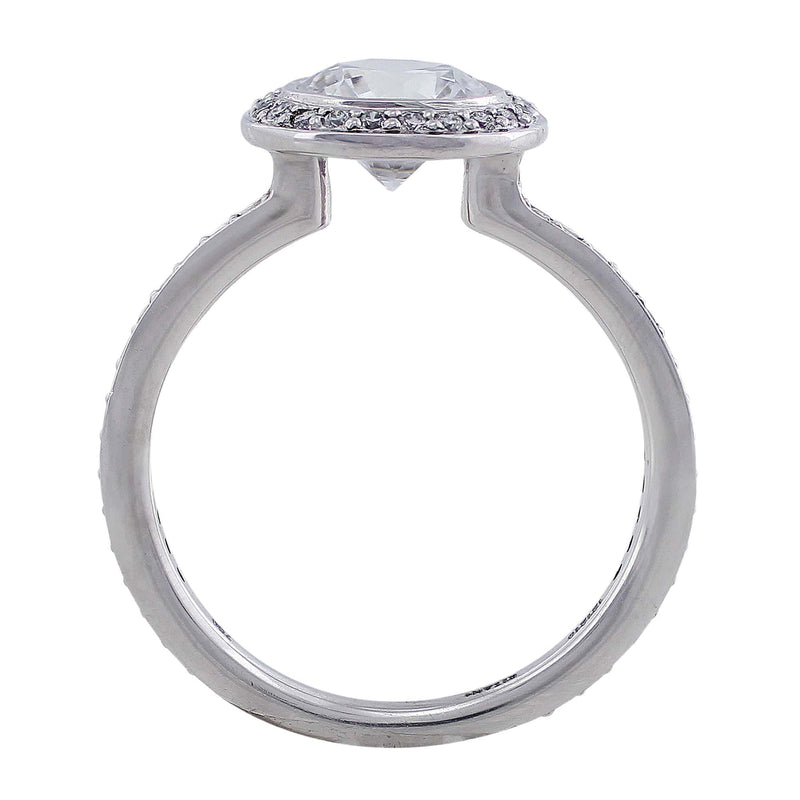 Endless Love Bezel Set Solitaire Diamond Ring