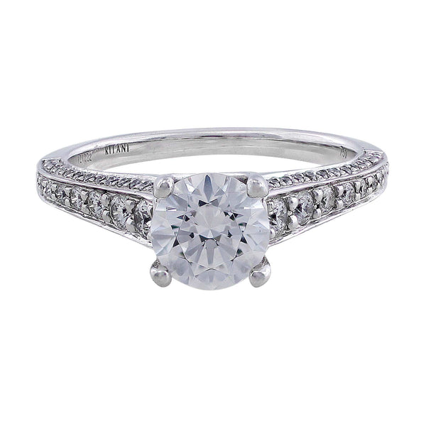 Modern Bead And Bright Setting Solitaire Ring, Ritani