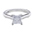 Ritani 18k White Gold Classic 1 Stone Ring