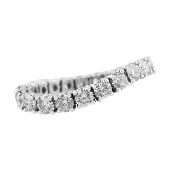 Riviera Flexible Diamond Mesh Ring